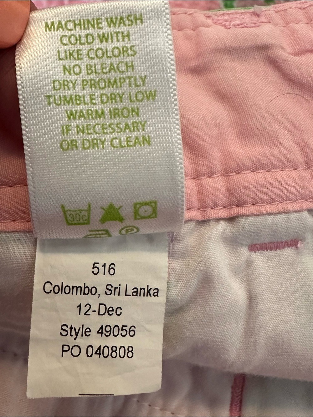 Lilly Pulitzer Callahan Shorts Size 4 Pink Green Floral Butterfly Preppy - Picture 8 of 8